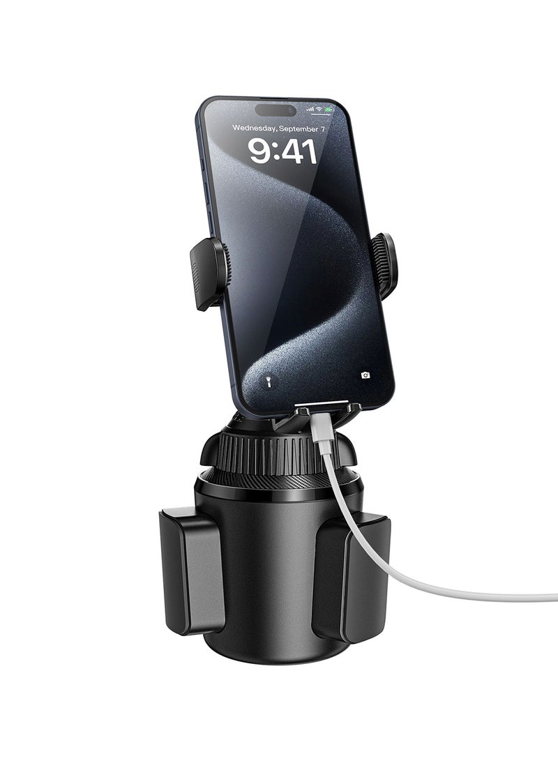 A2C Cup Holder Phone Mount, Cup Phone Holder with Quick Extension Long Arm, Adjustable Universal Cupholder Mobile Mounts for Mercedes SUV Van - Image 2